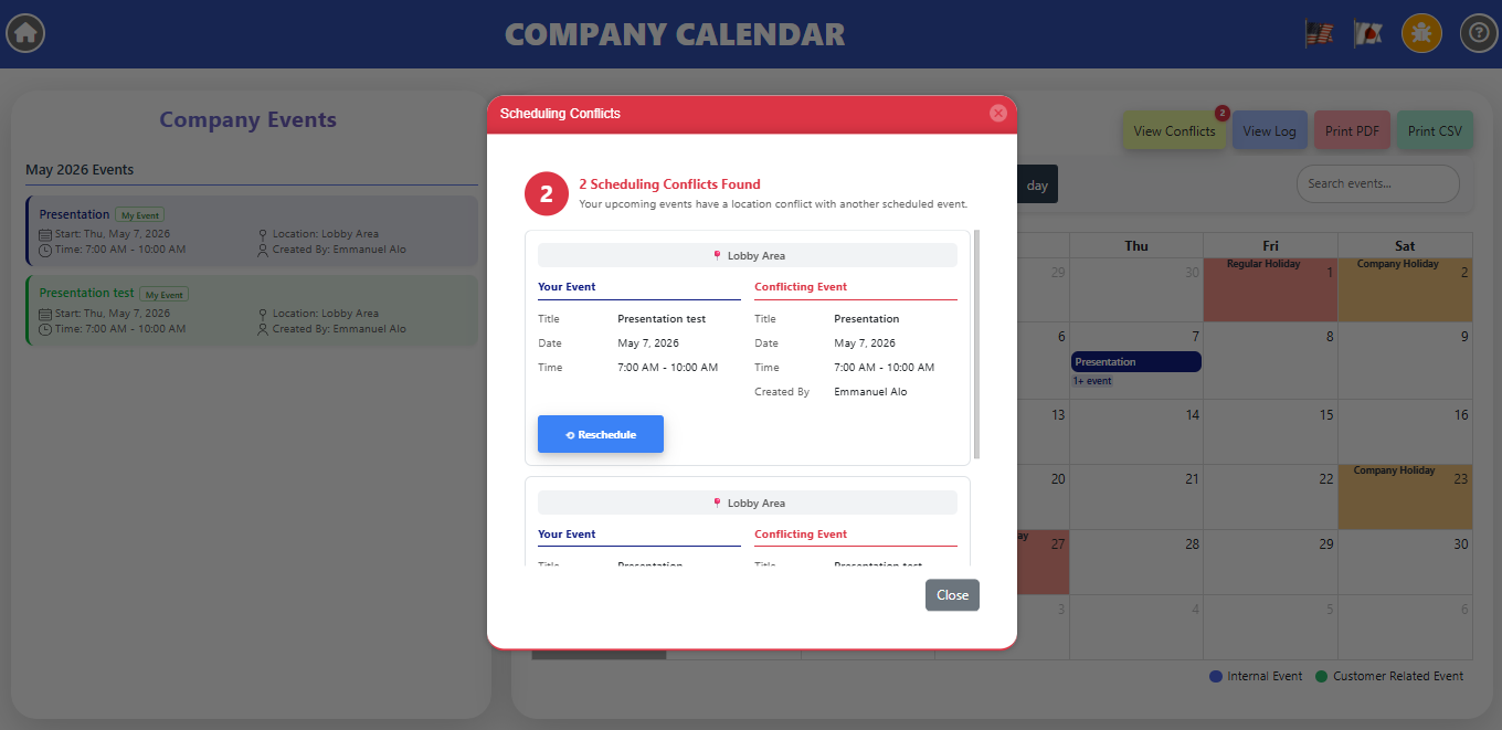 Calendar — View 10